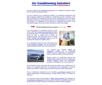 Air-Conditioning-Installers.co.uk(Air Conditioning Installers UK Directory) Screenshot