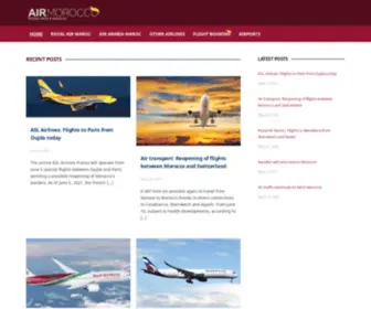 Air-Morocco.com(Airline news & cheap flights) Screenshot