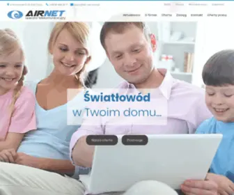 Air-Net.com.pl(Internet, Telewizja, Telefon) Screenshot