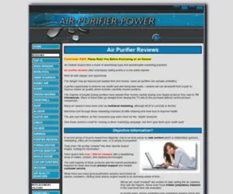 Air-Purifier-Power.com(Air Purifier Reviews by) Screenshot
