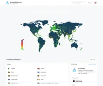 Air-Quality.com(Real-time Air Quality Index (AQI) & Pollen Report) Screenshot