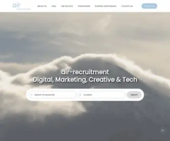 Air-Recruitment.com(Homepage) Screenshot