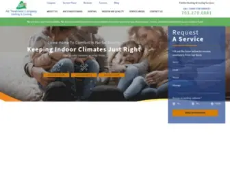 Air-Treatment.com(HVAC in Fairfax) Screenshot