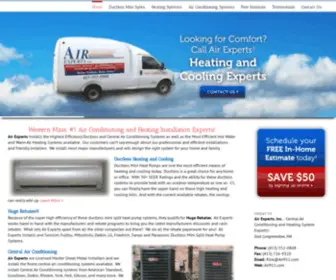 Air911.com(Central Air Conditioning and Heating System Experts) Screenshot