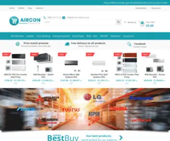 Aircon-Online.co.uk(Air Conditioning Equipments Sales) Screenshot