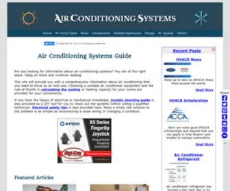 Airconditioning-SYstems.com(Air Conditioning Systems Tips and Guide) Screenshot