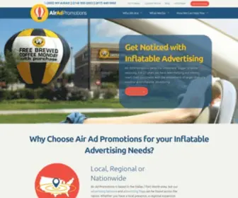 Airadpromotions.com(Air Ad Promotions) Screenshot