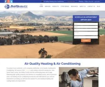 Airandheat.net(Air Conditioning and Heating San Jose) Screenshot