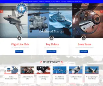 Airandspaceshow.com(2021 Orlando Air and Space Show) Screenshot