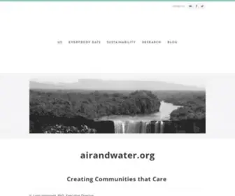 Airandwater.org(Air and Water) Screenshot