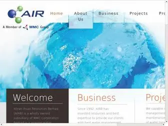 Airb.com.my(Water and Wastewater Treatment) Screenshot