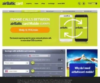 Airbalticcard.com(International SIM Card) Screenshot