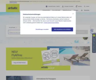 Airbaltic.de(Flüge) Screenshot