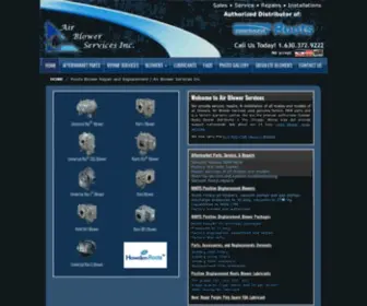 Airblowerservices.com(Air Blower Services Inc) Screenshot