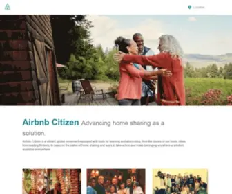 Airbnbcitizen.com(Airbnb Citizen) Screenshot