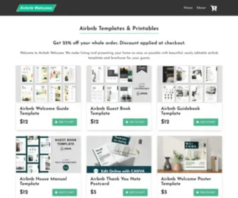 Airbnbwelcome.com(Home) Screenshot