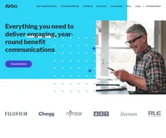 Airbo.com(About Communications) Screenshot