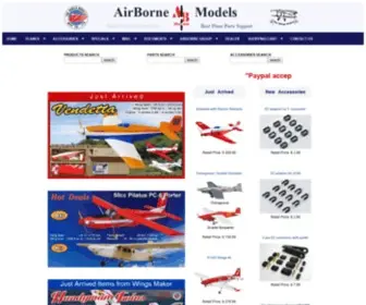 Airborne-Models.com(Airborne-Models Airborne-Models) Screenshot