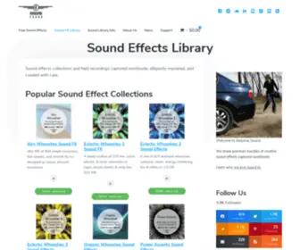 Airbornesound.com(Downloadable sound effects collections) Screenshot