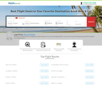 Airborntraveler.com(Flight Tickets) Screenshot