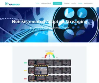 Airbroad.com(HTML5 Player for Adaptive Streaming without re) Screenshot