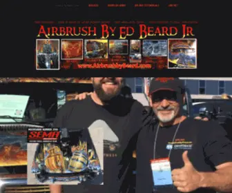 Airbrushbybeard.com(Airbrush By Beard Home) Screenshot