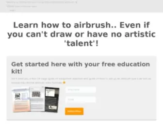 Airbrushtutor.com(How to airbrush) Screenshot