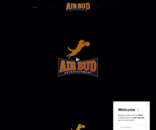 Airbud.com(Air Bud Entertainment) Screenshot