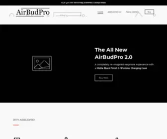 Airbudpro.com(Re-Imagined Audio Experience) Screenshot