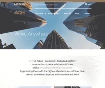 Airbuscorporatehelicopters.com(Airbus Corporate Helicopters) Screenshot