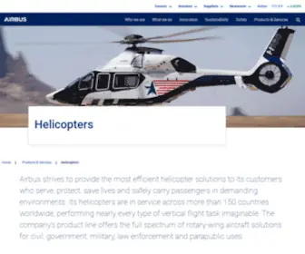 Airbushelicopters.com(Helicopters) Screenshot