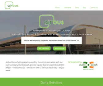 Airbus.ie(Airbus (formerly Cityscape Express City Transit)) Screenshot