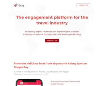 Airbuyinc.com(Engagement Platform for Travel Industry) Screenshot