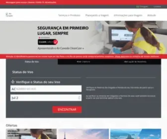 Aircanada.com.br(Air Canada Brasil) Screenshot