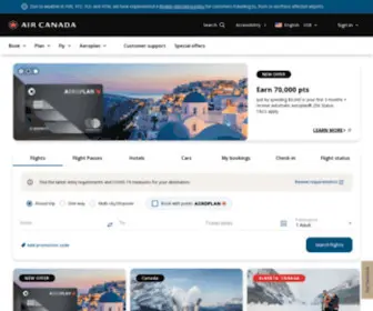 Aircanada.com(Air Canada) Screenshot