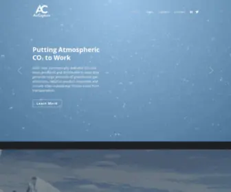 Aircapture.com(Putting Atmospheric CO2 to Work) Screenshot