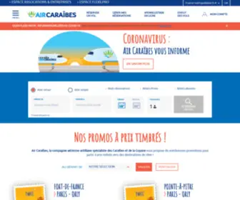Aircaraibes.com(Air Cara) Screenshot