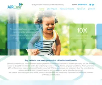 Aircarehealth.com(AiRCare) Screenshot