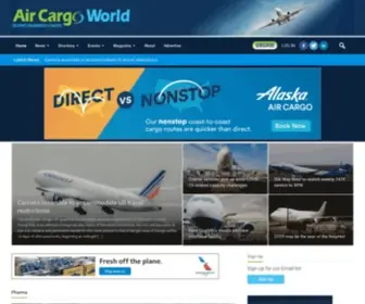 Aircargoworld.com(Air Cargo World) Screenshot