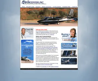 Aircenterinc.com(Aircenter offers aircraft sales and custom modifications. Aircenter) Screenshot