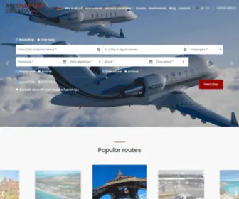 Aircharter-Croatia.com(Air Charter Croatia) Screenshot