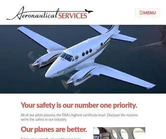 Airchartersc.com(Aeronautical Services) Screenshot