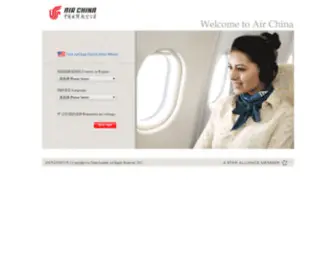 Airchina.com(Air China) Screenshot