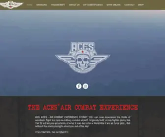 Aircombatexperience.com.au(Adventure Flights in Sydney) Screenshot