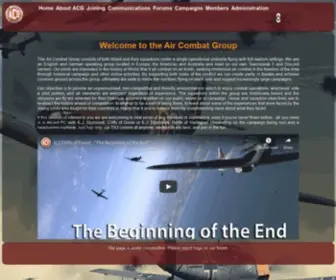 Aircombatgroup.co.uk(Air Combat Group) Screenshot