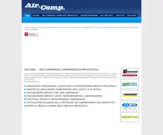 Aircompcompressori.it(Compressori aria impianti aria compressa essicatori serbatoi aria) Screenshot