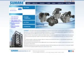 Aircompressors.com.tw(Sumake Industrial Co) Screenshot