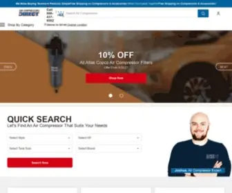 Aircompressorsdirect.com(Air compressors direct) Screenshot