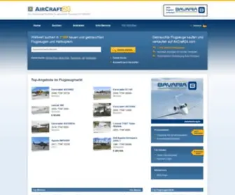 Aircraft24.de(Gebrauchte Flugzeuge kaufen und verkaufen auf AirCraft24.com) Screenshot