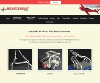 Aircraftexhaust.net(Aircraft Exhaust Corp) Screenshot